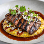 VIANDES/meat_beef_Grilled_Sirloin_Steak_charcorn_poblanopuree_anchobourbonbbqsauce.jpg